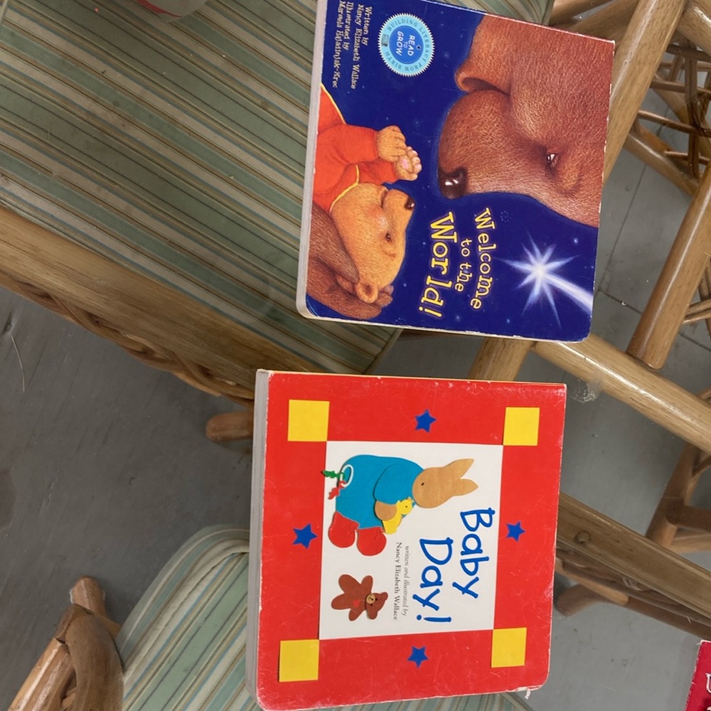 Pair of baby books by Nancy Elizabeth Wallace